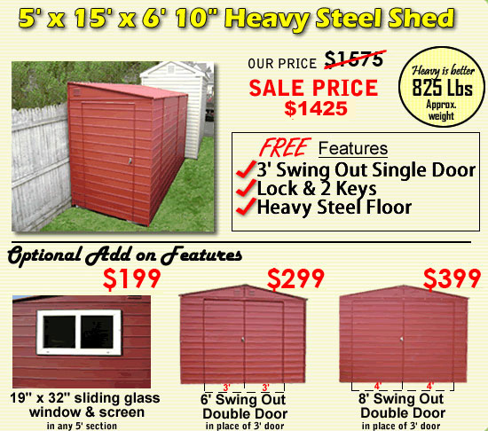 to improve your shed storage, look no further than 100% steel sheds 