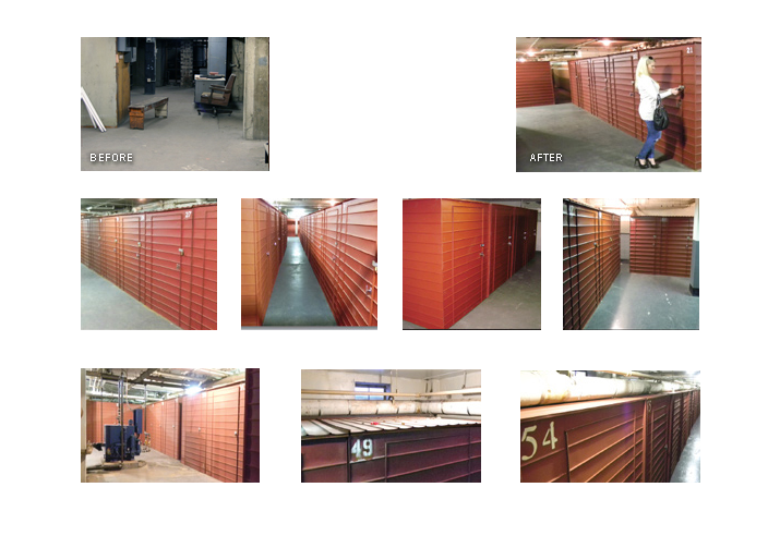 Basement Storage Lockers